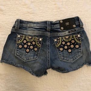 Size 26 Miss Me cutoff shorts
